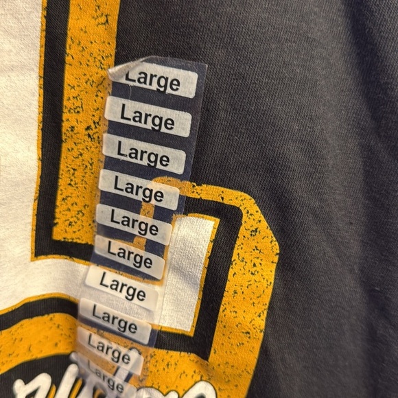 Gildan Black Graphic Tee with Yellow Accents - Picture 3 of 3